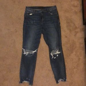 EXPRESS Ankle Legging High Rise Jeans (regular)